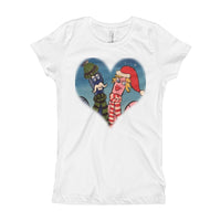 Girl's Oouey & Olga HEART T-Shirt