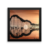 Framed poster Guitar
