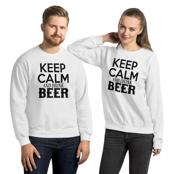 Sweatshirt --- 'Keep Calm and Drink BEER...'