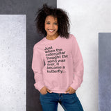 Sweatshirt --- GRACE Happens,--- BELIEVE.