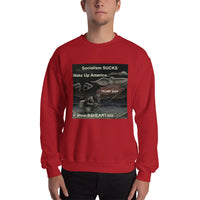Sweatshirt Socialism SUCKS... Wake Up America! Trump 2020...
