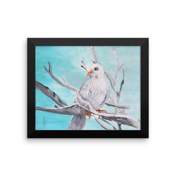 Framed Dove In Tree poster