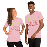 Short-Sleeve Unisex T-Shirt --- SMILING is OK. But Laughing is TABOO?