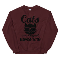 Sweatshirt - - - 'CATS Are Just AWESOME...'