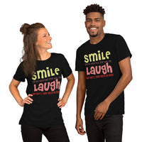 Short-Sleeve Unisex T-Shirt --- SMILING is OK. But Laughing is TABOO?