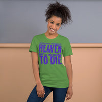 Sort-Sleeve Unisex T-Shirt --- Destination DEATH