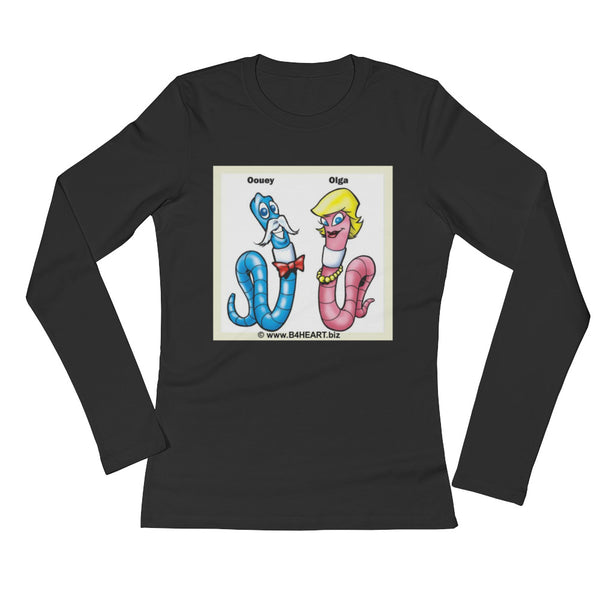 Ladies' Long Sleeve T-Shirt The LOVE Worms