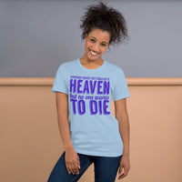 Sort-Sleeve Unisex T-Shirt --- Destination DEATH