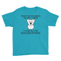 Youth Short Sleeve T-Shirt I'm Not a BEAR?