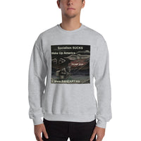 Sweatshirt Socialism SUCKS... Wake Up America! Trump 2020...