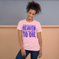 Sort-Sleeve Unisex T-Shirt --- Destination DEATH