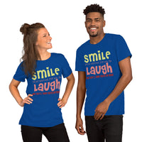 Short-Sleeve Unisex T-Shirt --- SMILING is OK. But Laughing is TABOO?