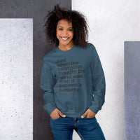 Sweatshirt --- GRACE Happens,--- BELIEVE.