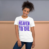 Sort-Sleeve Unisex T-Shirt --- Destination DEATH