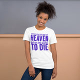 Sort-Sleeve Unisex T-Shirt --- Destination DEATH