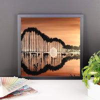Framed poster Guitar