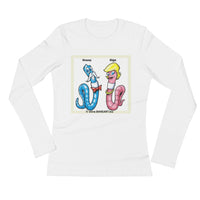 Ladies' Long Sleeve T-Shirt The LOVE Worms