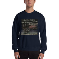 Sweatshirt Socialism SUCKS... Wake Up America! Trump 2020...