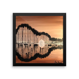 Framed poster Guitar