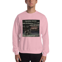 Sweatshirt Socialism SUCKS... Wake Up America! Trump 2020...