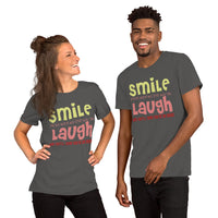 Short-Sleeve Unisex T-Shirt --- SMILING is OK. But Laughing is TABOO?