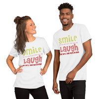 Short-Sleeve Unisex T-Shirt --- SMILING is OK. But Laughing is TABOO?