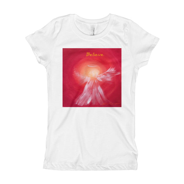 Girl's BELIEVE Angel T-Shirt