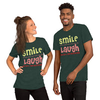 Short-Sleeve Unisex T-Shirt --- SMILING is OK. But Laughing is TABOO?