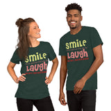 Short-Sleeve Unisex T-Shirt --- SMILING is OK. But Laughing is TABOO?