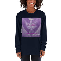 Long sleeve t-shirt BELIEVE - Trump 2020