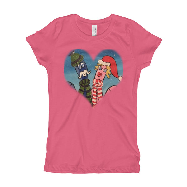 Girl's Oouey & Olga HEART T-Shirt