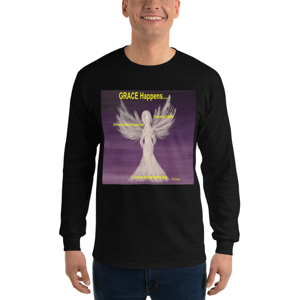 Long Sleeve T-Shirt--- GRACE Happens! Divine Intervention... Trump 2020!