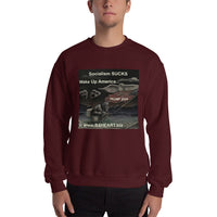 Sweatshirt Socialism SUCKS... Wake Up America! Trump 2020...
