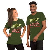 Short-Sleeve Unisex T-Shirt --- SMILING is OK. But Laughing is TABOO?