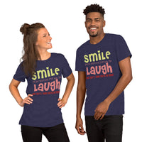 Short-Sleeve Unisex T-Shirt --- SMILING is OK. But Laughing is TABOO?
