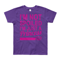 Youth Short Sleeve T-Shirt Spoiled / Princess