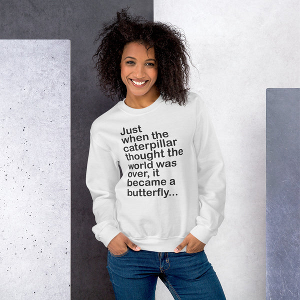 Sweatshirt --- GRACE Happens,--- BELIEVE.