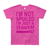 Youth Short Sleeve T-Shirt Spoiled / Princess