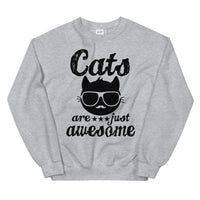Sweatshirt - - - 'CATS Are Just AWESOME...'
