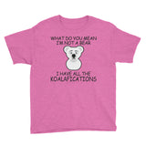 Youth Short Sleeve T-Shirt I'm Not a BEAR?