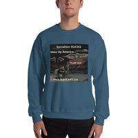 Sweatshirt Socialism SUCKS... Wake Up America! Trump 2020...