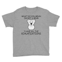 Youth Short Sleeve T-Shirt I'm Not a BEAR?