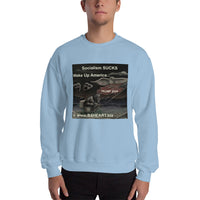 Sweatshirt Socialism SUCKS... Wake Up America! Trump 2020...