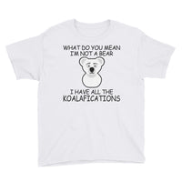 Youth Short Sleeve T-Shirt I'm Not a BEAR?