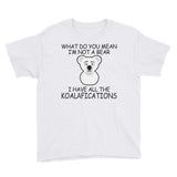 Youth Short Sleeve T-Shirt I'm Not a BEAR?